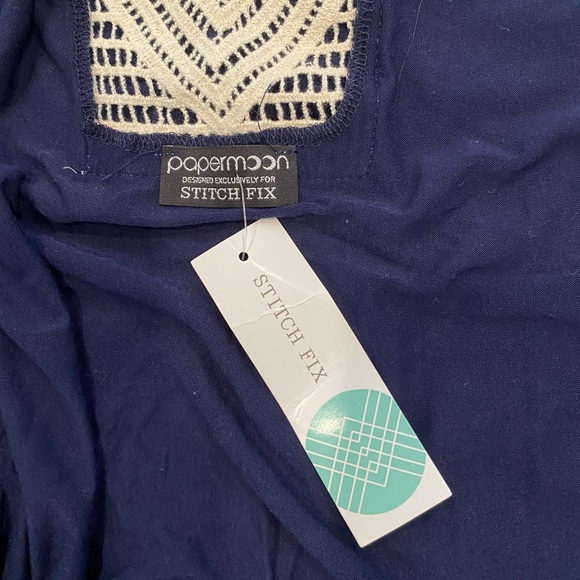 Crotchet Detailed Papermoon Tank - Picture 5 of 7